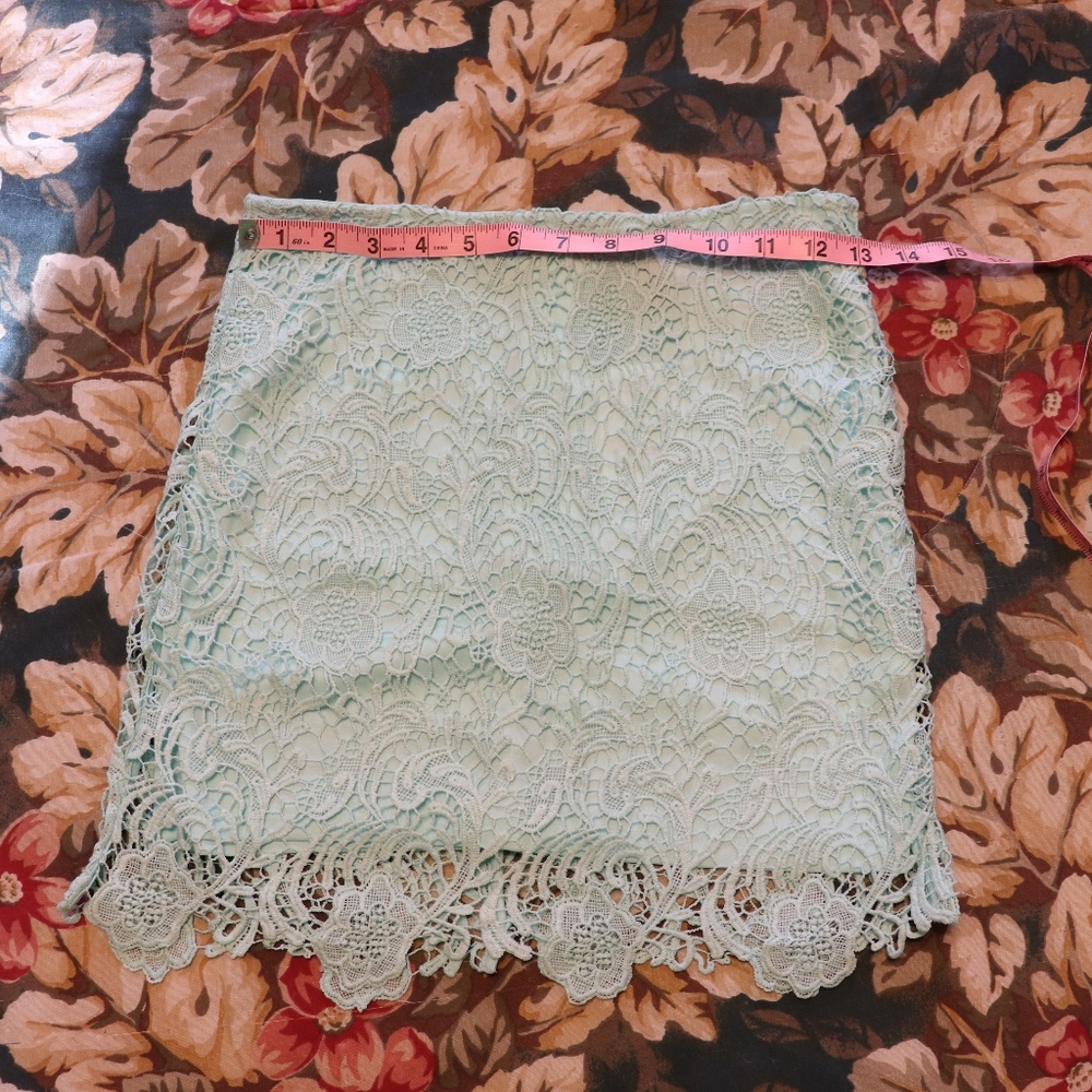NWT H&M Divided light blue lace skirt - Picture 7 of 8